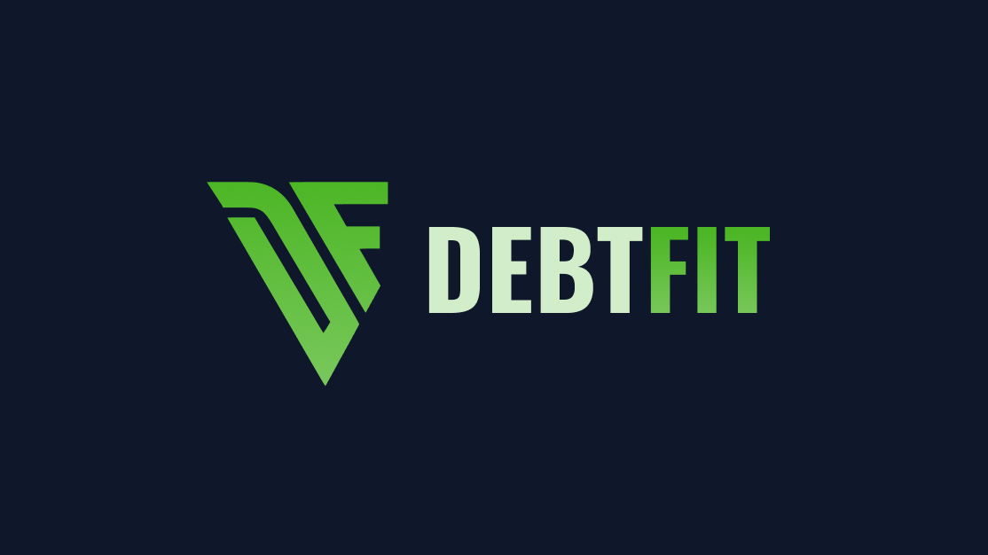 DebtFit logo lockup