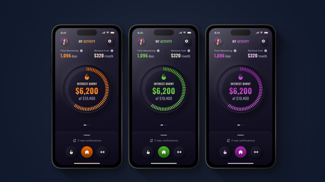Color theme variations